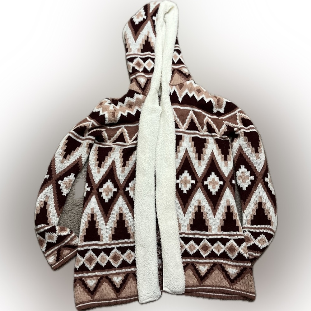 No Boundaries Multicolor Knit Cardigan - Size Medium